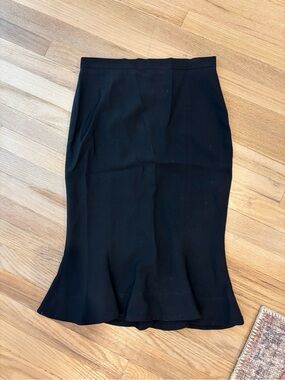Vivienne Westwood Black Pencil Skirt with Subtle Flare